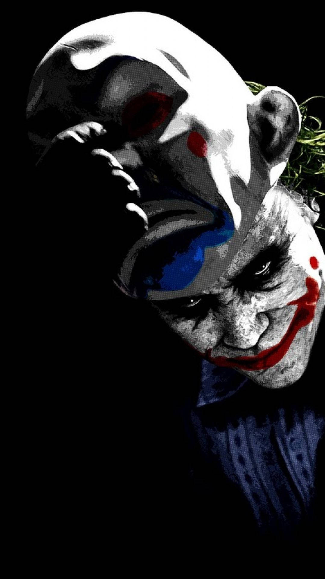 3d Joker Iphone Clown Mask Wallpaper