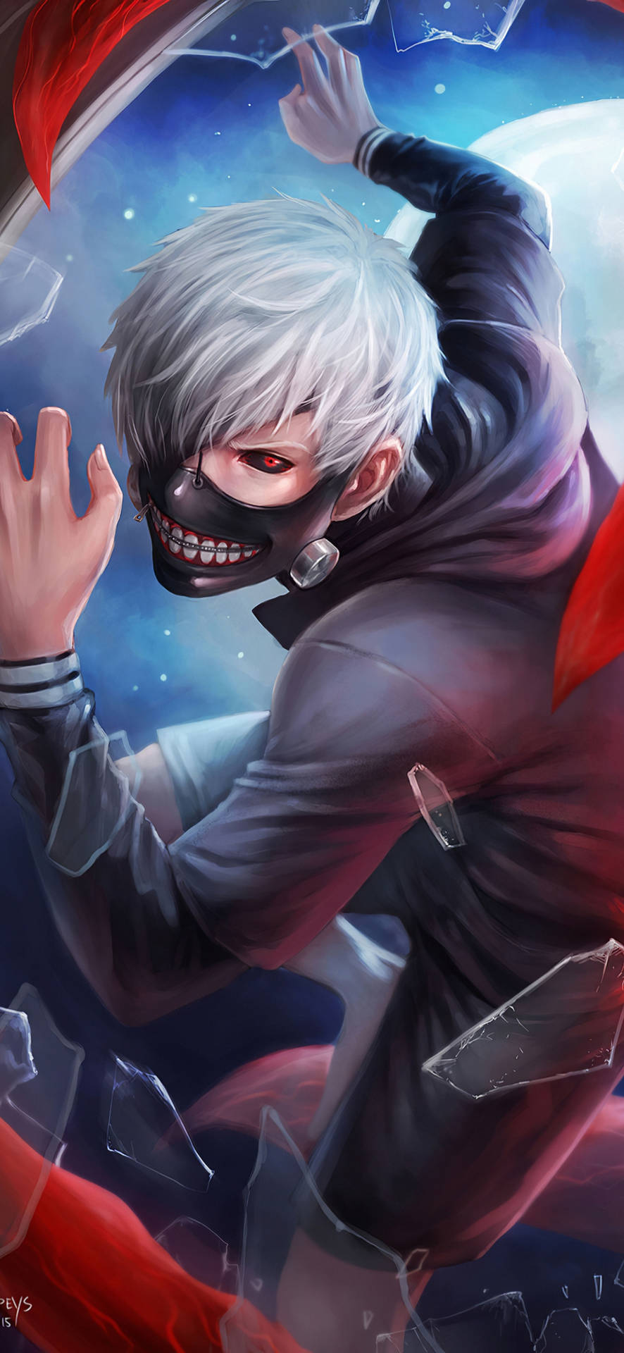 Download free 3d Ken Tokyo Ghoul Iphone Wallpaper - MrWallpaper.com