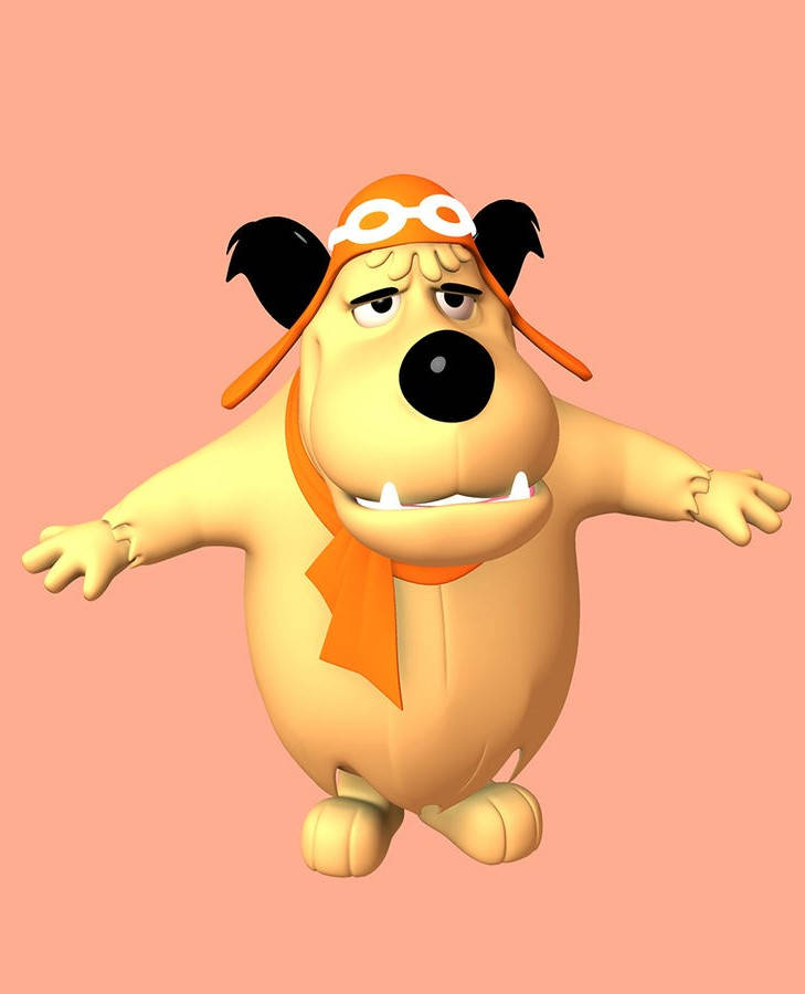 3d Muttley Figure Wallpaper