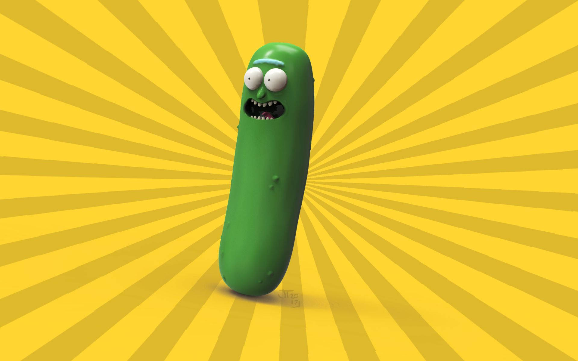 Download free 3d Pickle Rick Wallpaper - MrWallpaper.com