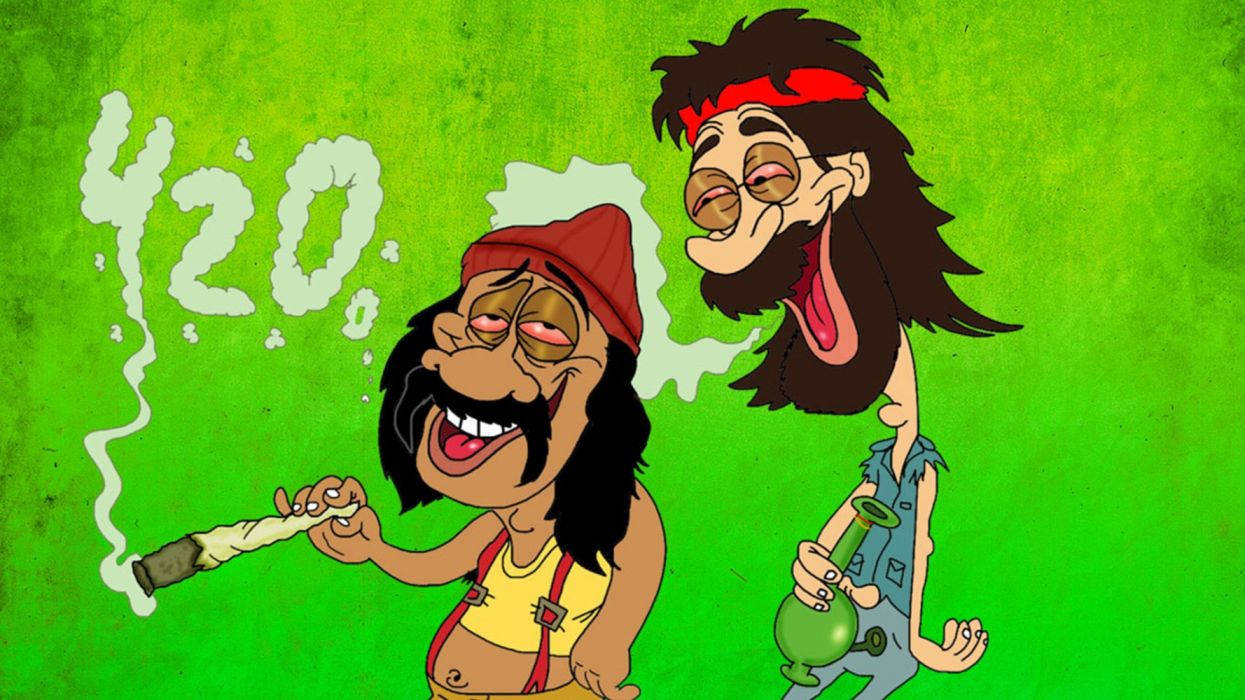 420 Stoned Cartoons Wallpaper
