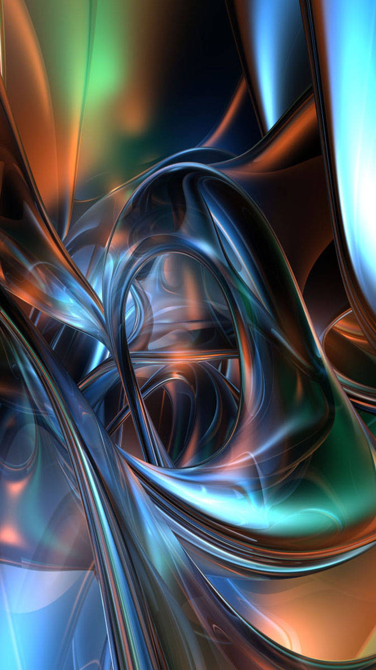 4d Abstract Curves Wallpaper