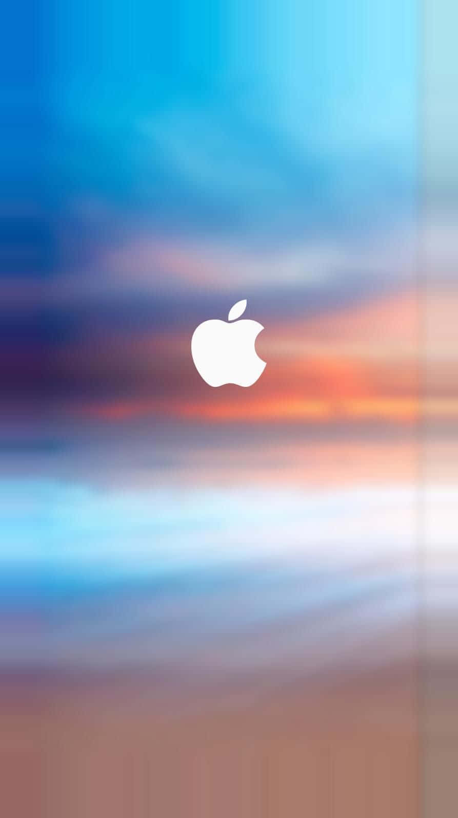 4k Apple With Beach Wallpaper