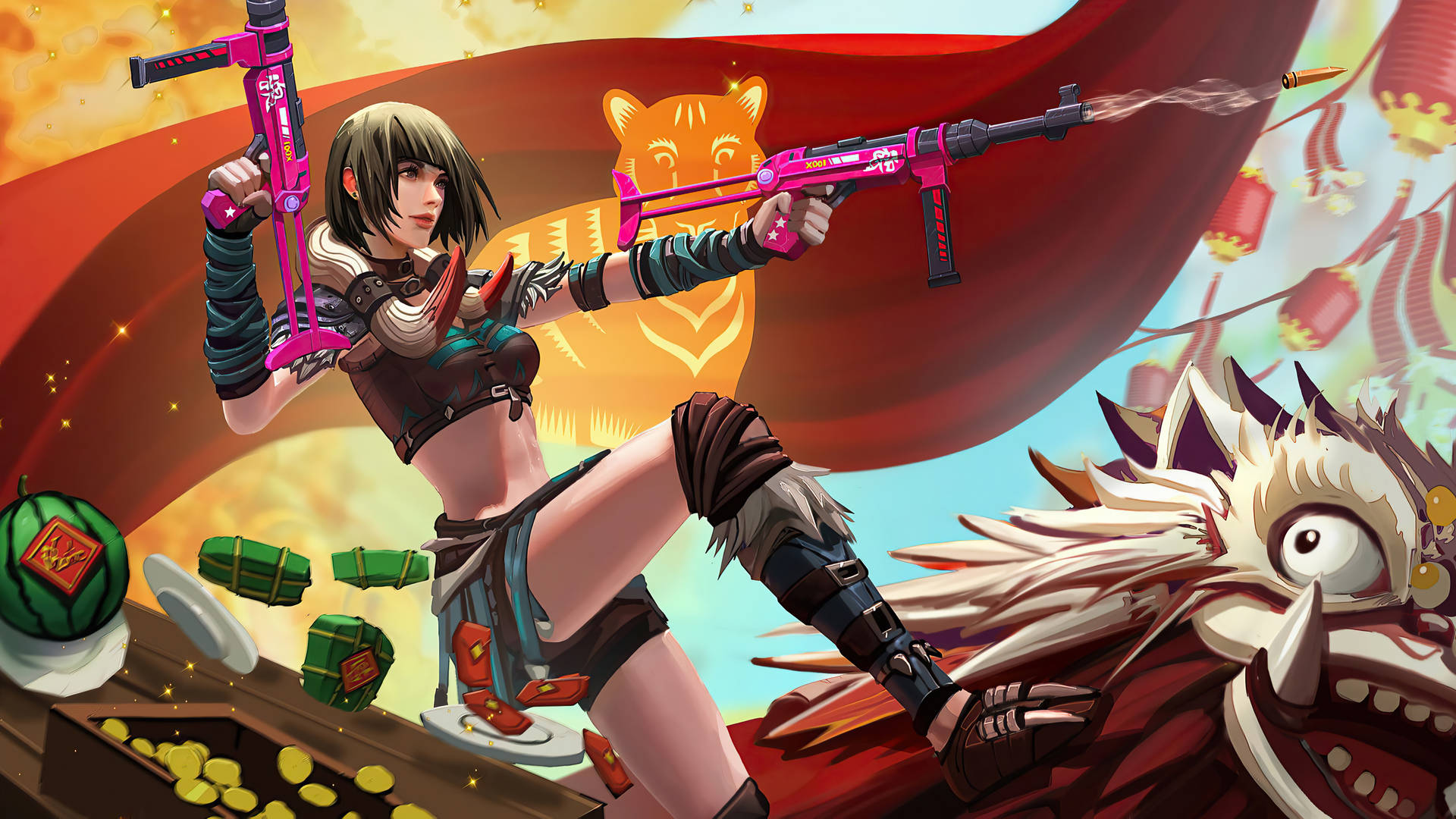 Download free 4k Free Fire Garena Female Character Wallpaper -  MrWallpaper.com