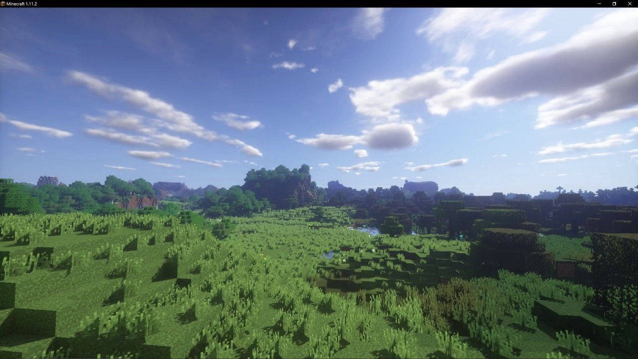 4k Minecraft Terraces With Plants Wallpaper