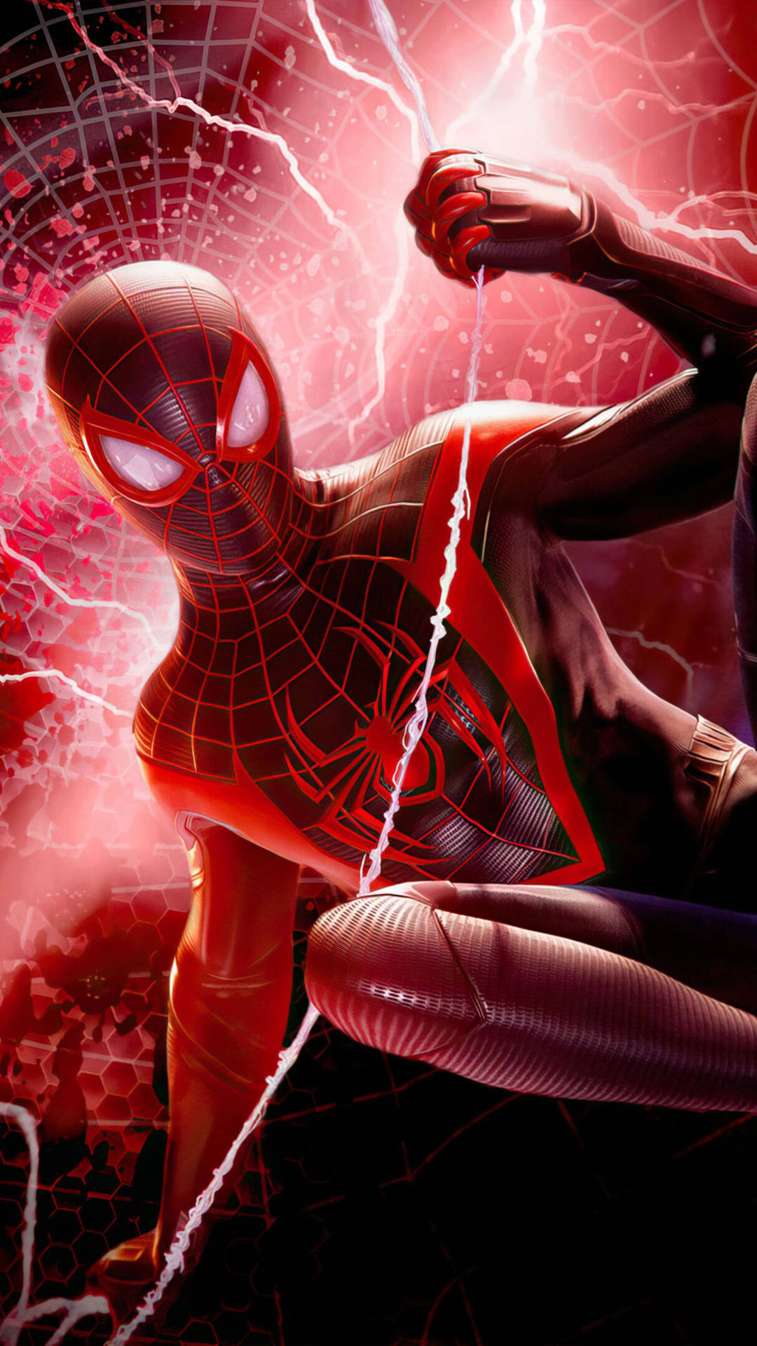 Download free 4k Phone Background Spider-man Miles Morales Wallpaper -  MrWallpaper.com