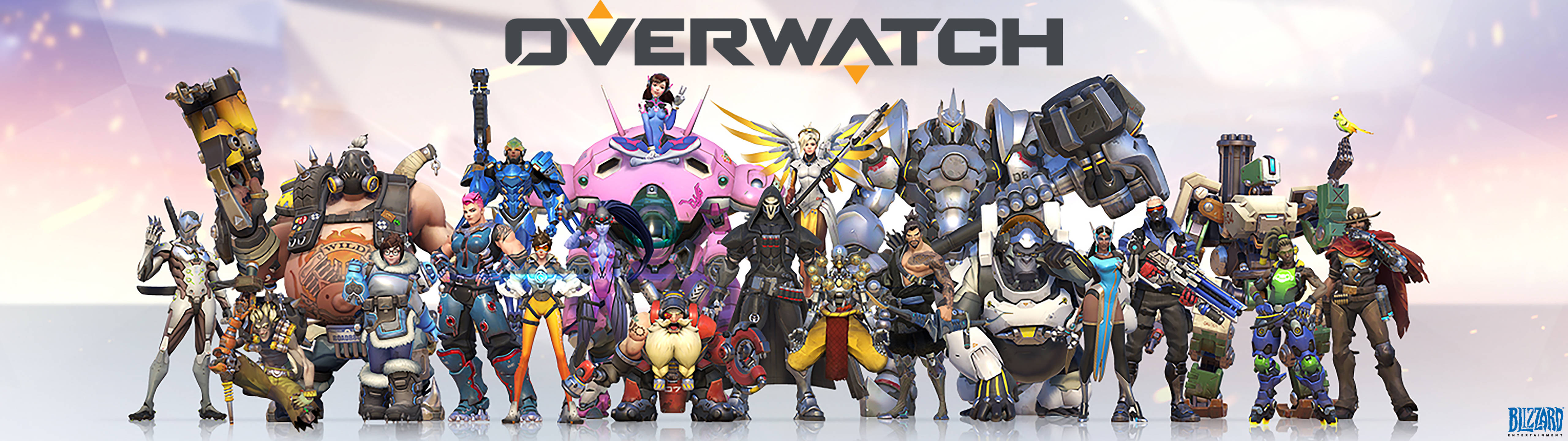 5120x1440 Game Overwatch Characters Wallpaper