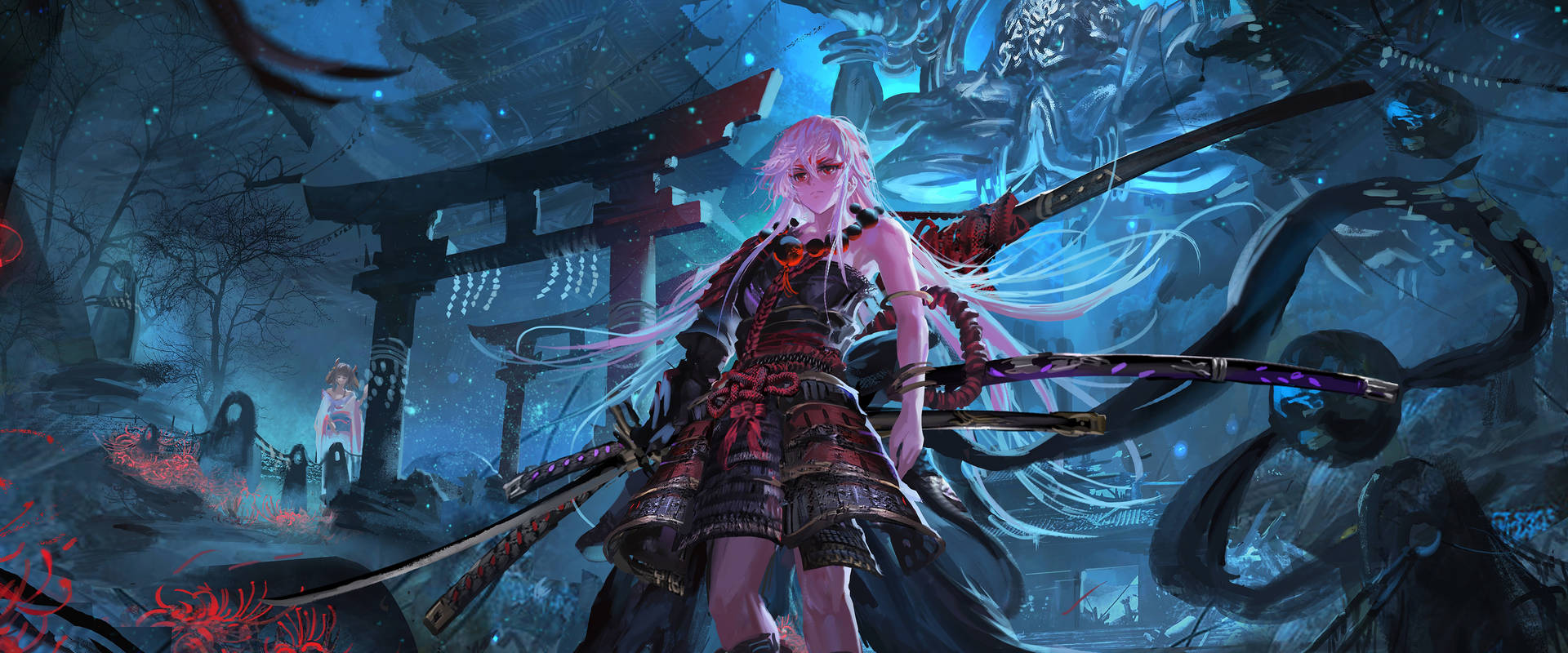 Download free 8k Samurai Anime Girl Wallpaper - MrWallpaper.com