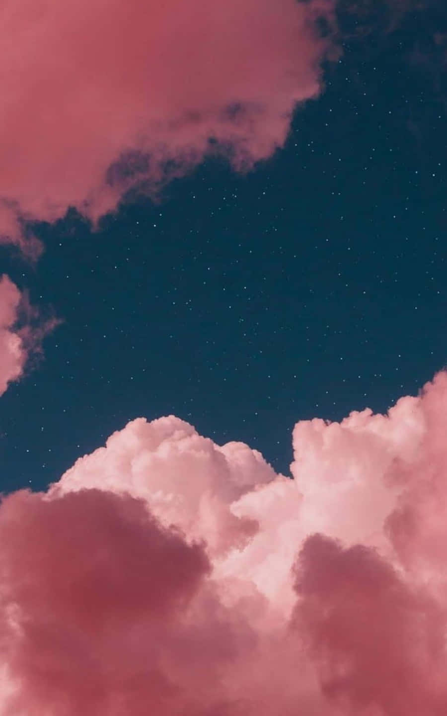 A Beautiful And Dreamy Aesthetic Featuring Shades Of Pink And Blue. Wallpaper