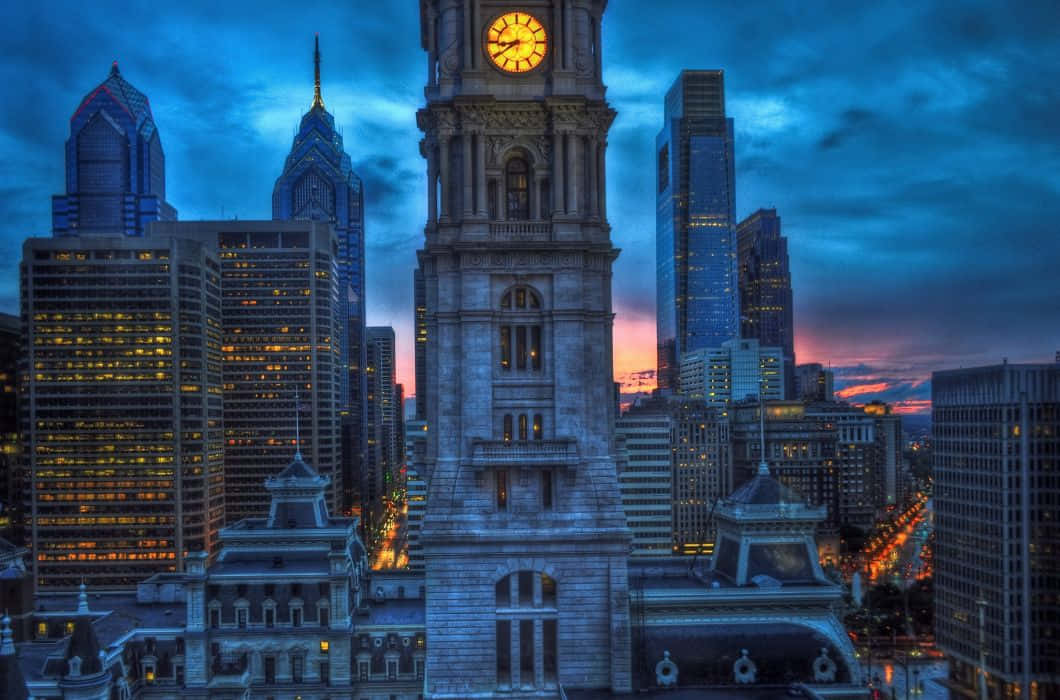 A Beautiful Morning In Philadelphia Wallpaper