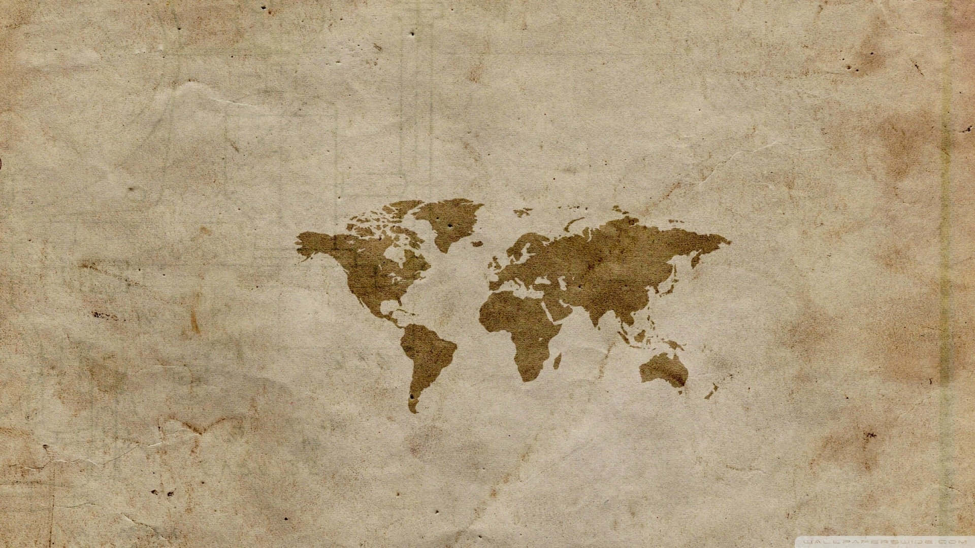 A Beautiful World Map Showing The Nations Of The World Wallpaper