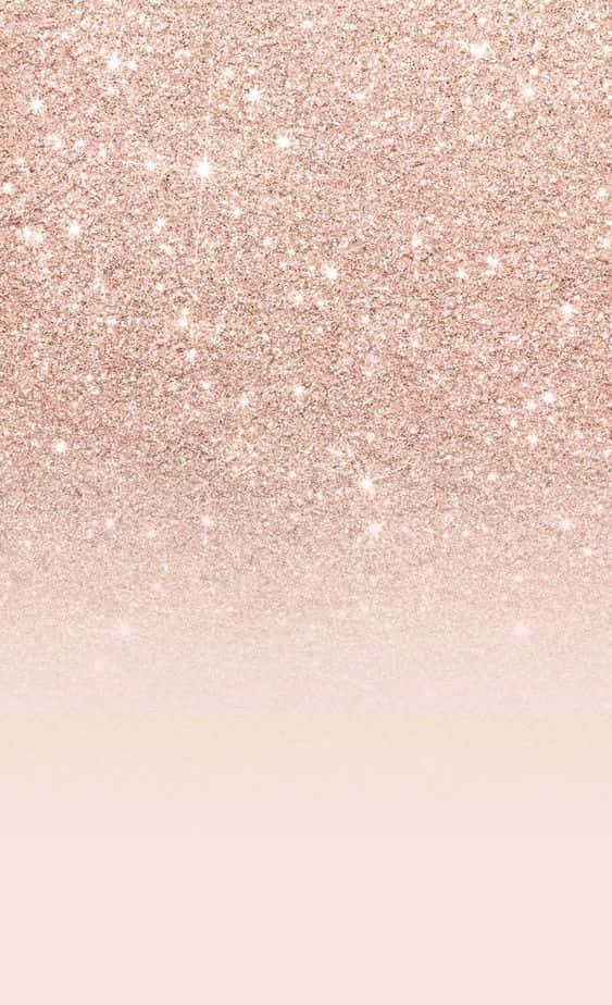 A Bed Of Pink And Rose Gold Roses, Blooming Together In Perfect Harmony. Wallpaper