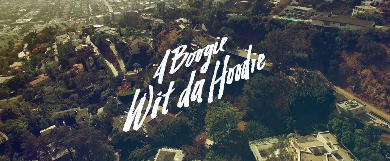 A Boogie Wit Da Hoodie Lettering Wallpaper