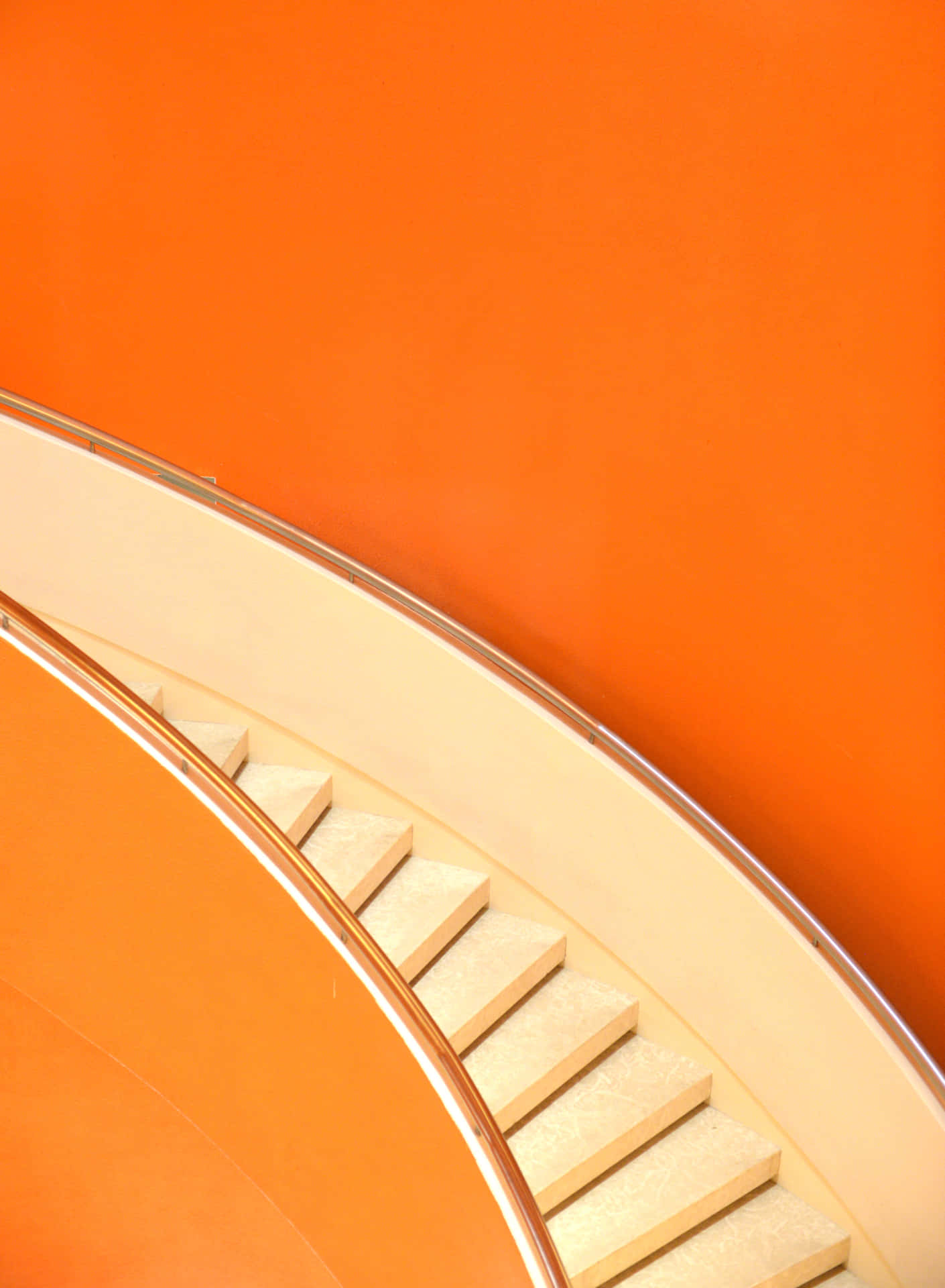 A Bright And Sunny Orange Desktop Wallpaper Wallpaper