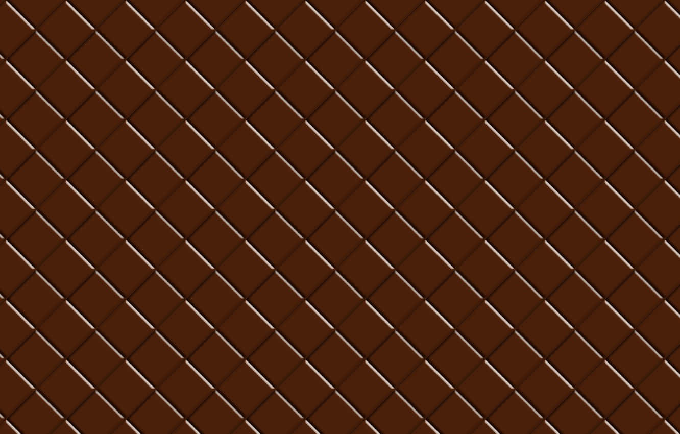 A Brown Background With A Grid Pattern Wallpaper