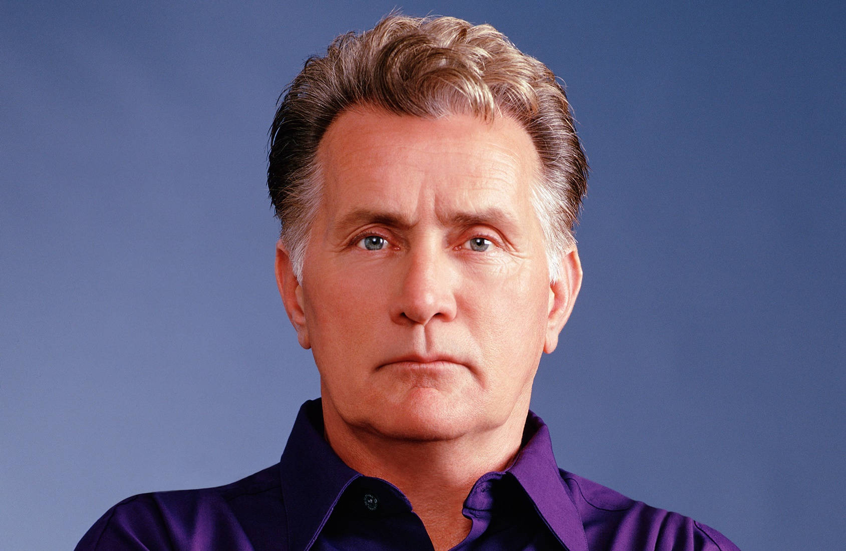 A Classic Close-up Portrait Of Hollywood Legend Martin Sheen Wallpaper