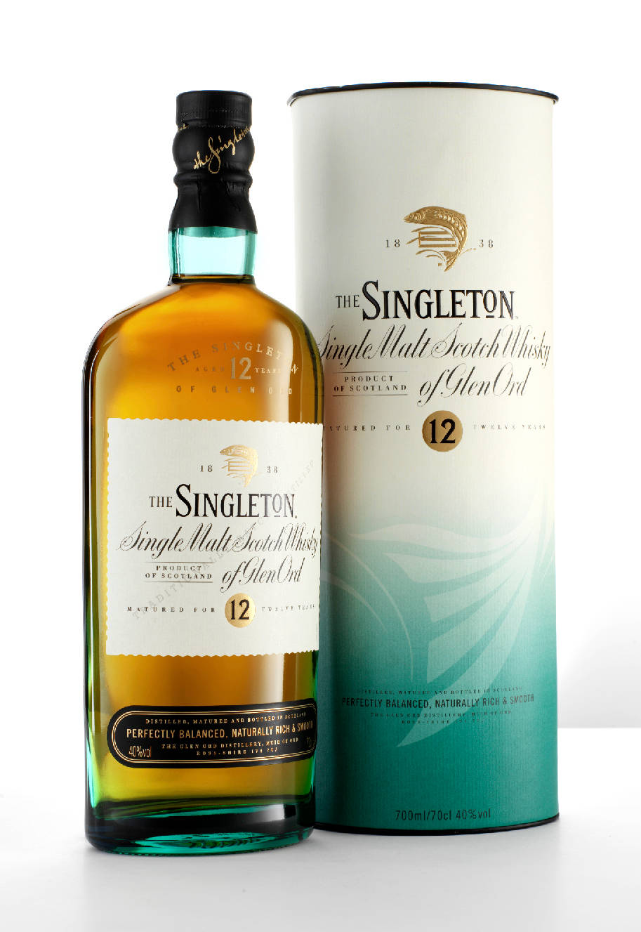 A Classy Singleton Of Glen Ord Whisky Bottle Wallpaper