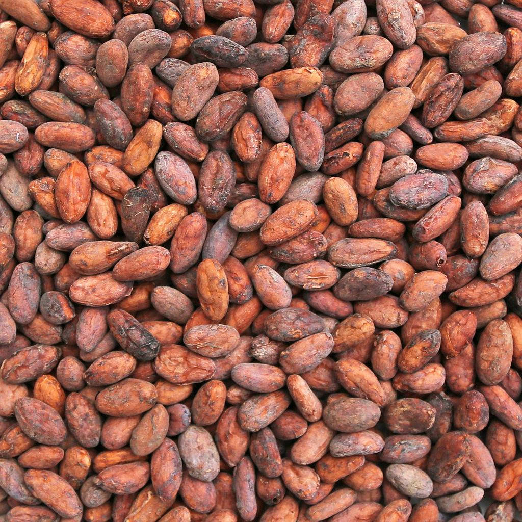 A Close-up Capture Of Raw Cacao Beans Wallpaper