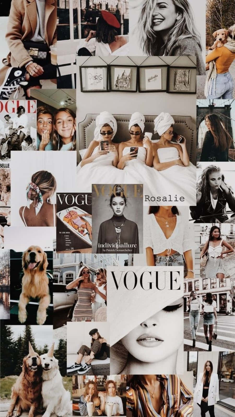 A Collage Of Photos And Pictures Of People Wallpaper