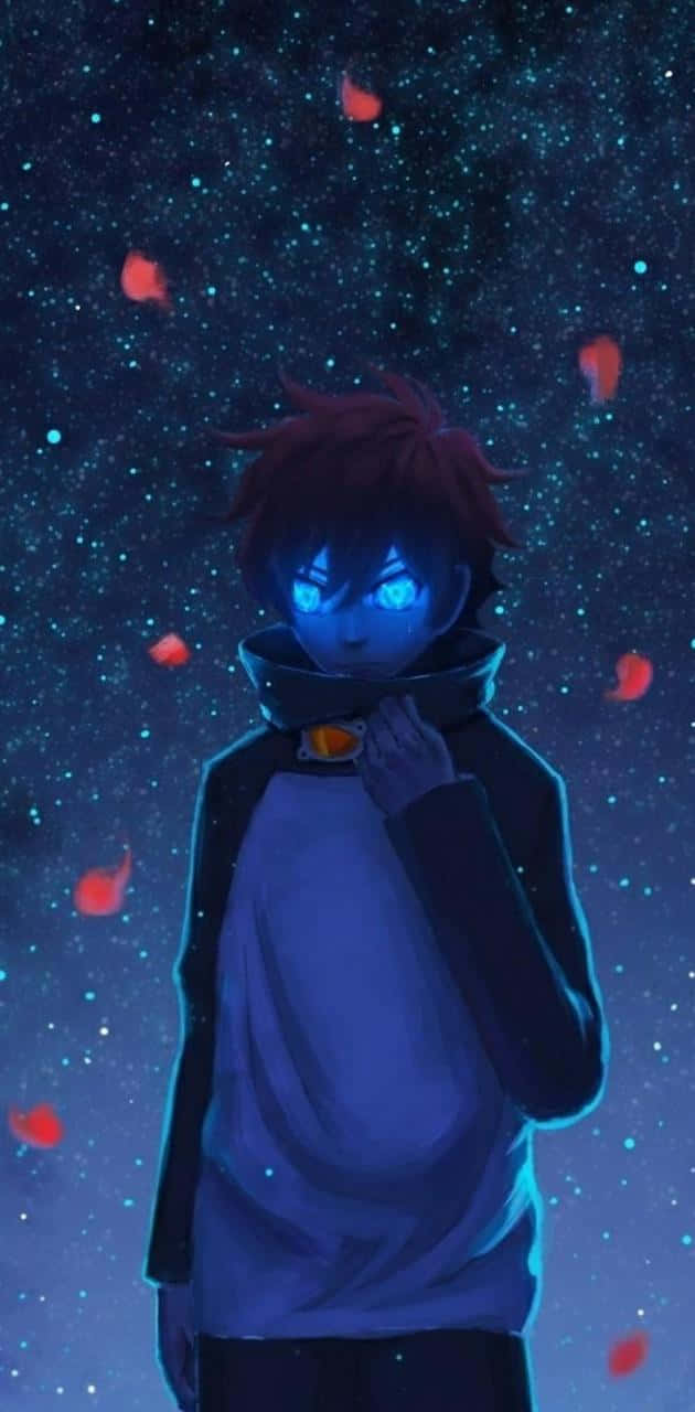 A Cool Look At Blue Anime Wallpaper