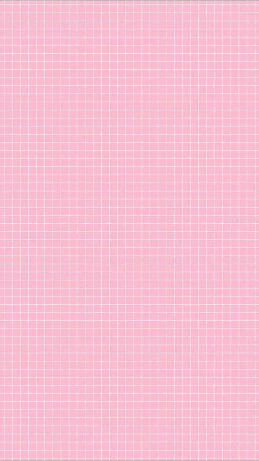 A Cool Visual Composed Of Bright Pink Grids Wallpaper