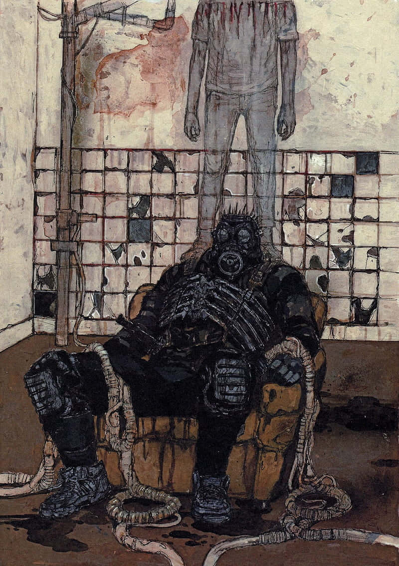 A Cursed World Of Mutants In Dorohedoro Wallpaper