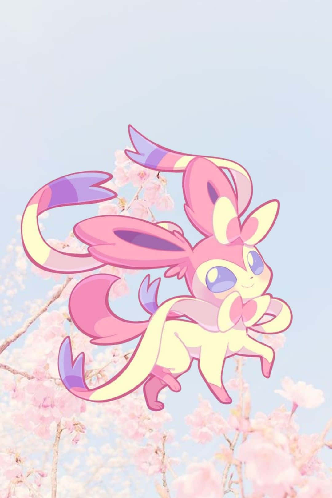 A Cute Sylveon Relaxing Wallpaper