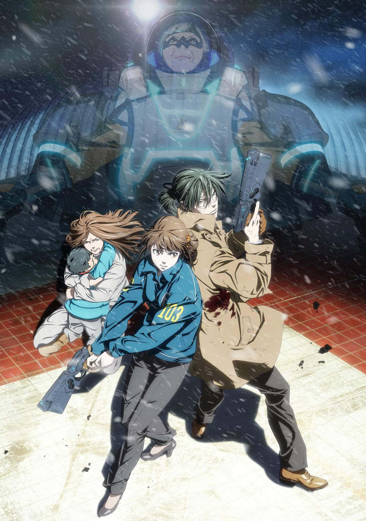 A Distant Glimpse Of Justice In The World Of Psycho Pass Wallpaper