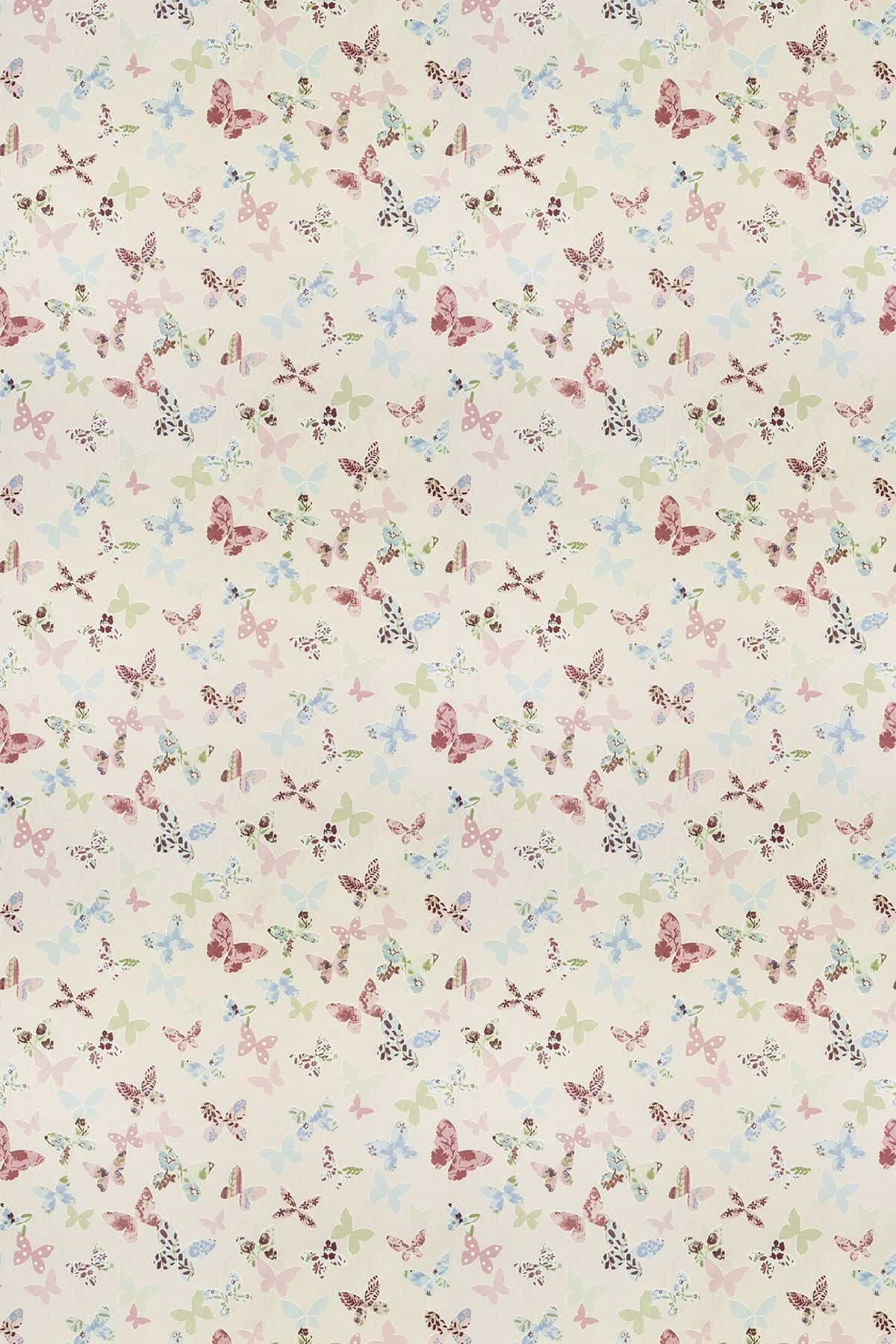 A Fabric With A Small Flower Pattern Wallpaper