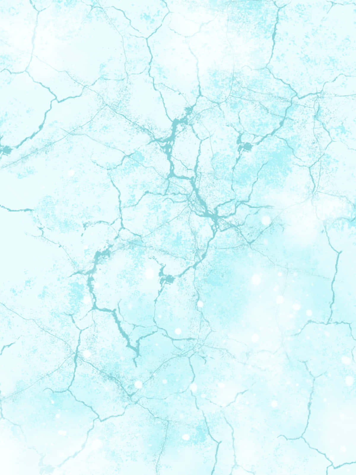 A Glowing Cosmic Marble Of Light Blue Wallpaper