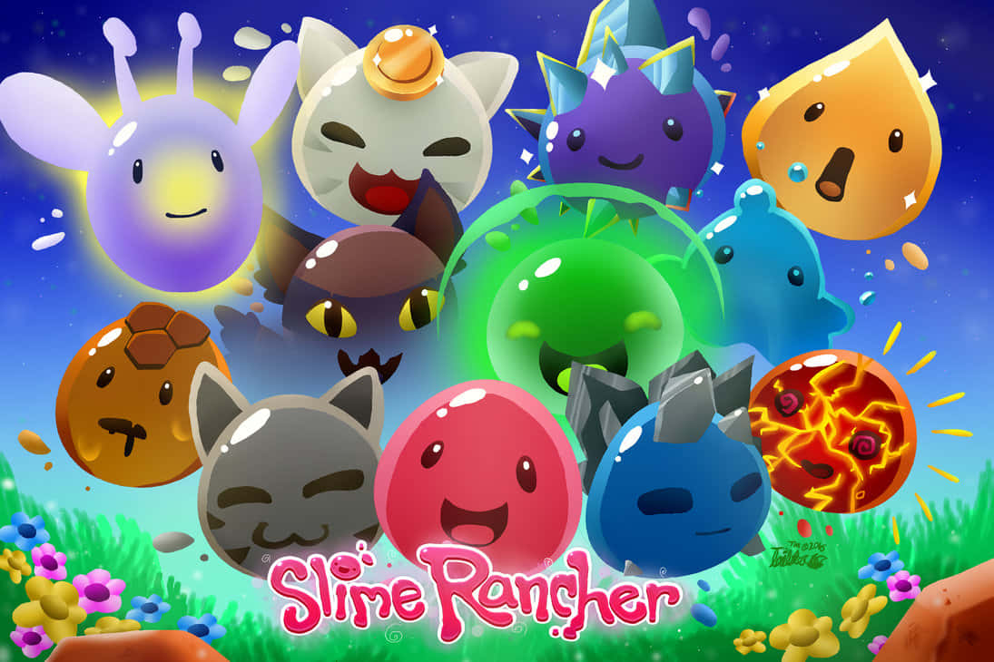 A Group Of Colorful Characters With The Word Silver Rancher Wallpaper