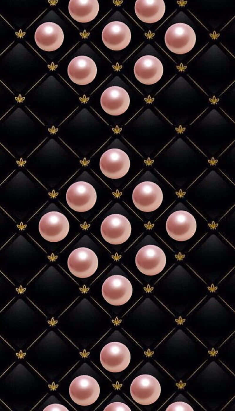 A Magical Pink, Black And White Fantasy Wallpaper