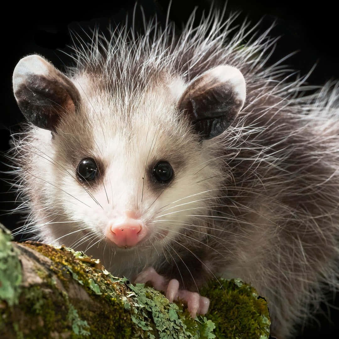 A Majestic Opossum In The Wild Wallpaper