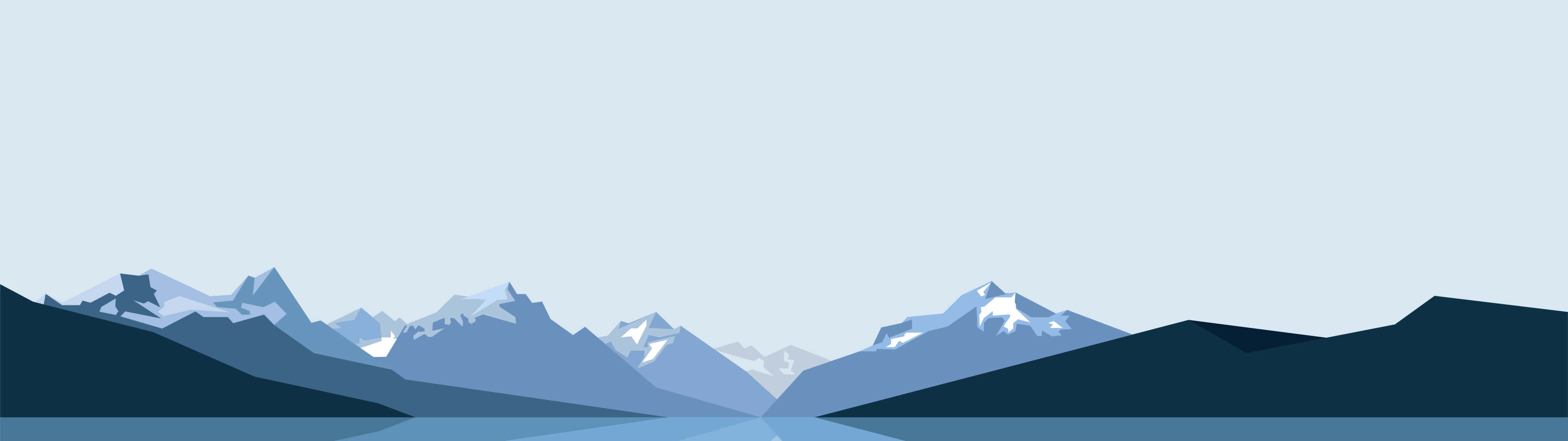 A Mountain Range With A Lake Wallpaper