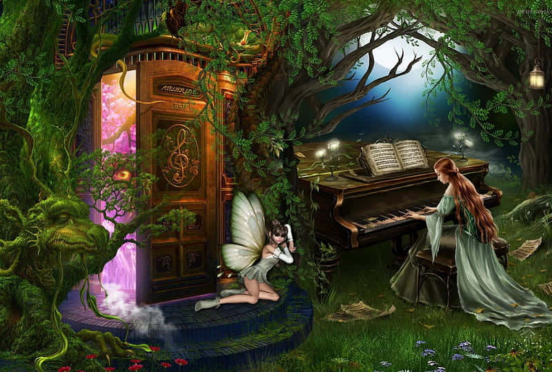 A Mysterious Fairytale Adventure Awaits Wallpaper
