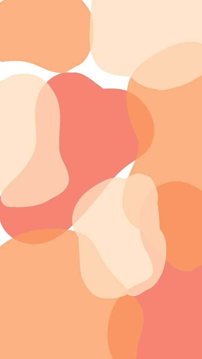 A Pink And Orange Abstract Pattern Wallpaper