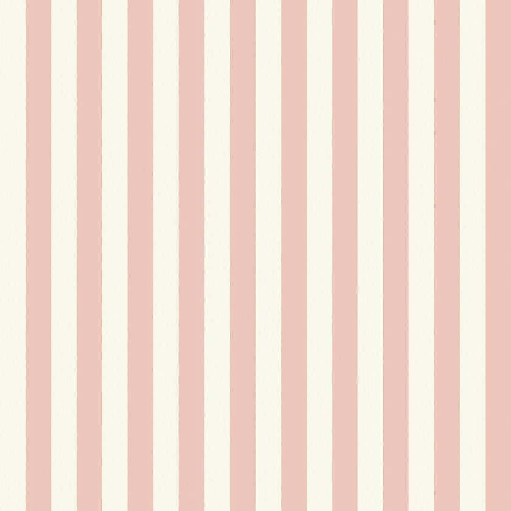 A Pink And White Striped Wallpaper Wallpaper