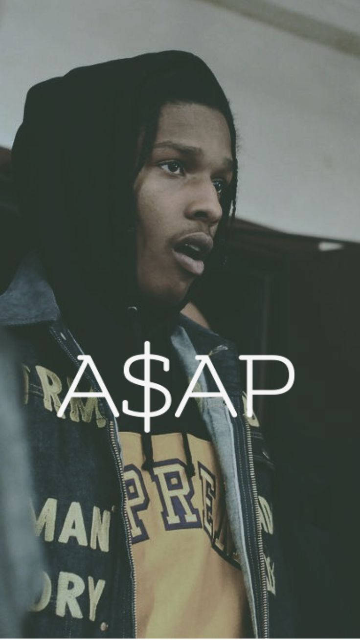 A S A P Rapper Portrait Wallpaper