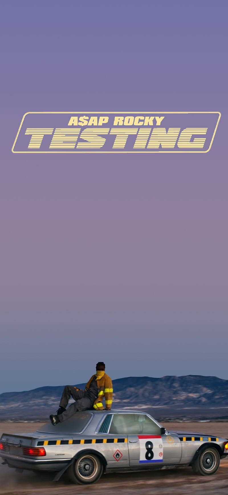 A S A P Rocky Testing Album Art Wallpaper