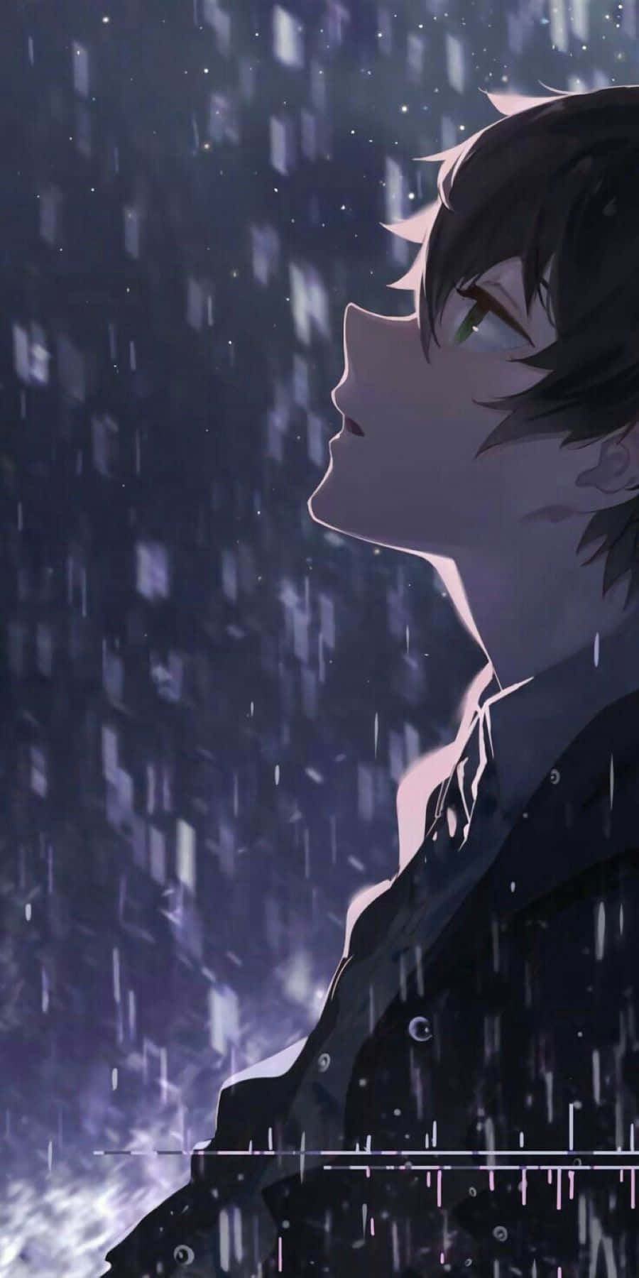 A Sad And Dark Anime Character Wallpaper