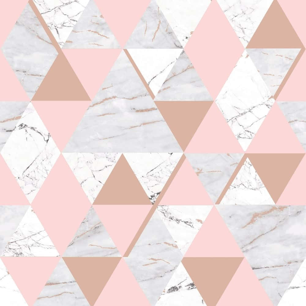 A Serene And Relaxing Combination Of Grey And Pink Wallpaper