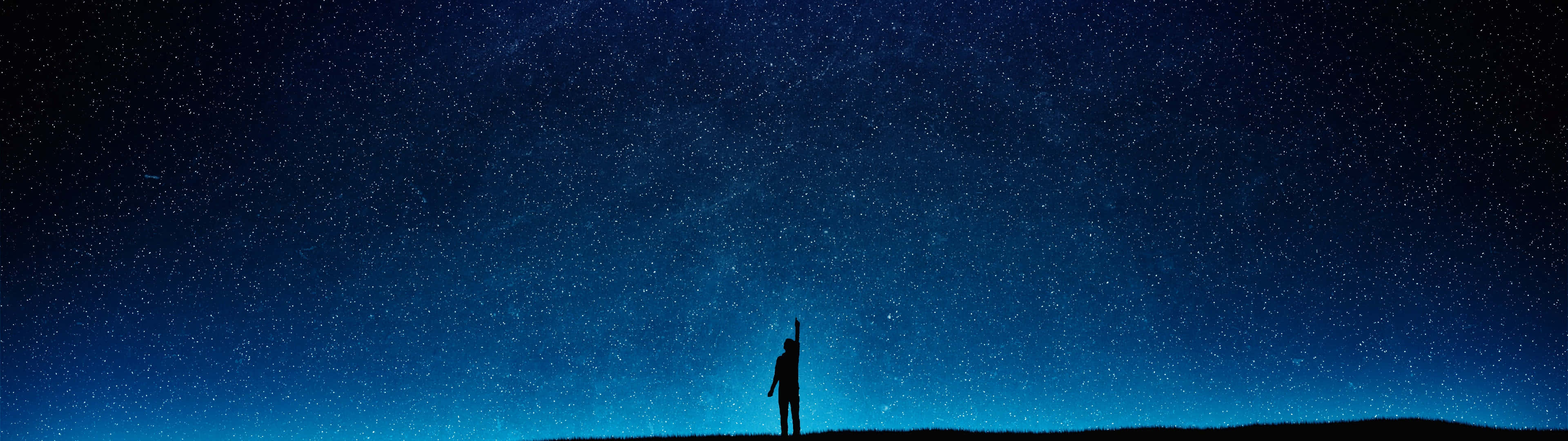 A Sky With Stars Wallpaper