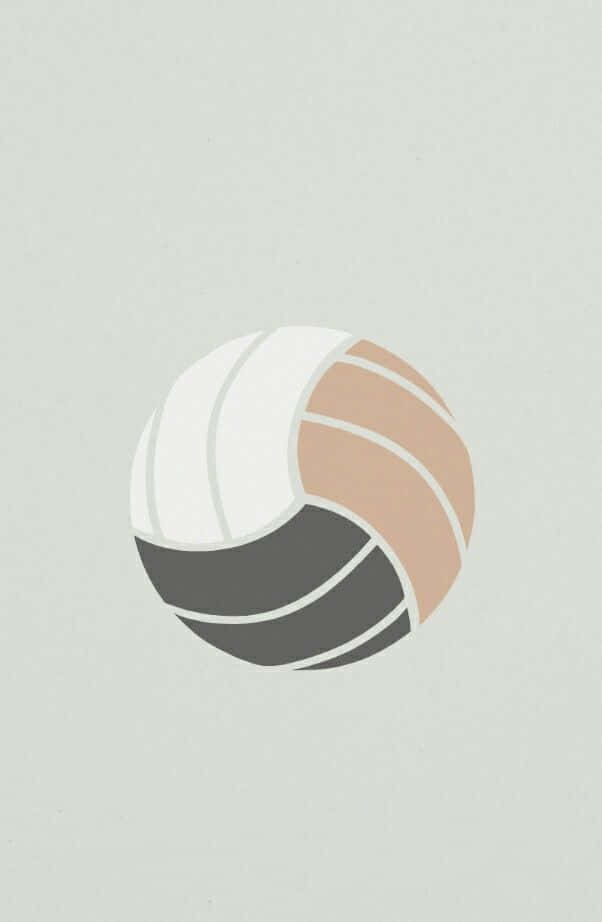 A Smiling Volleyball Is Ready To Take The Court! Wallpaper