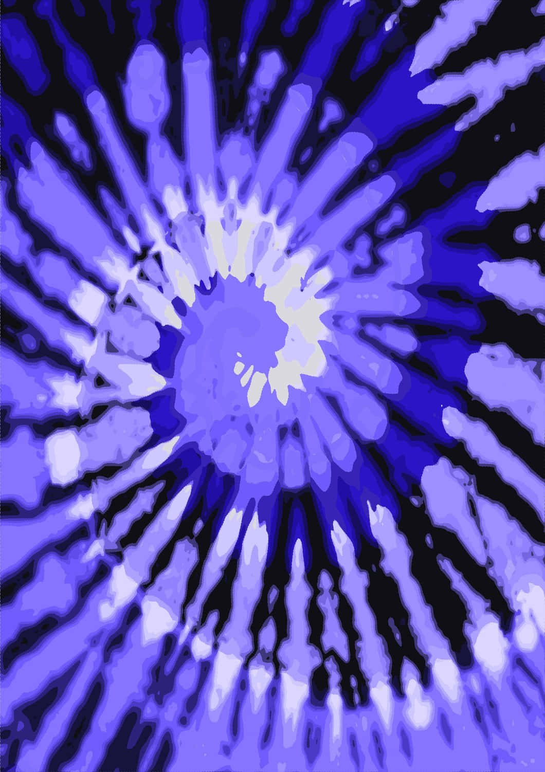 A Tie Dye Painting With A Spiral Pattern Wallpaper