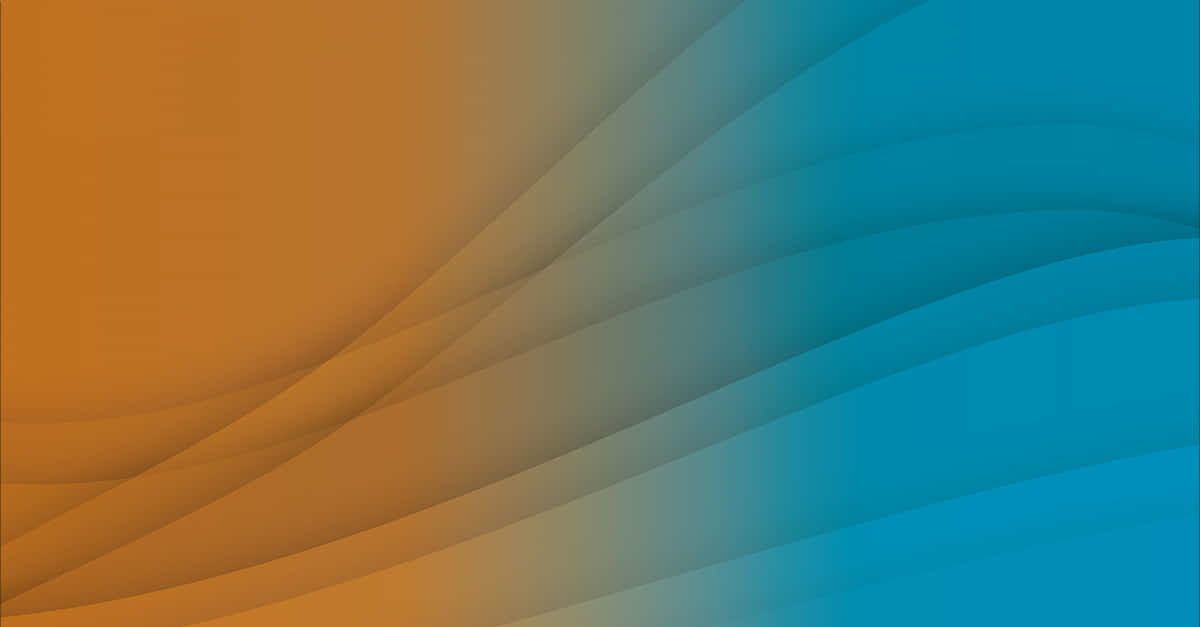 A Vibrant Color Combination Of Orange & Blue Wallpaper