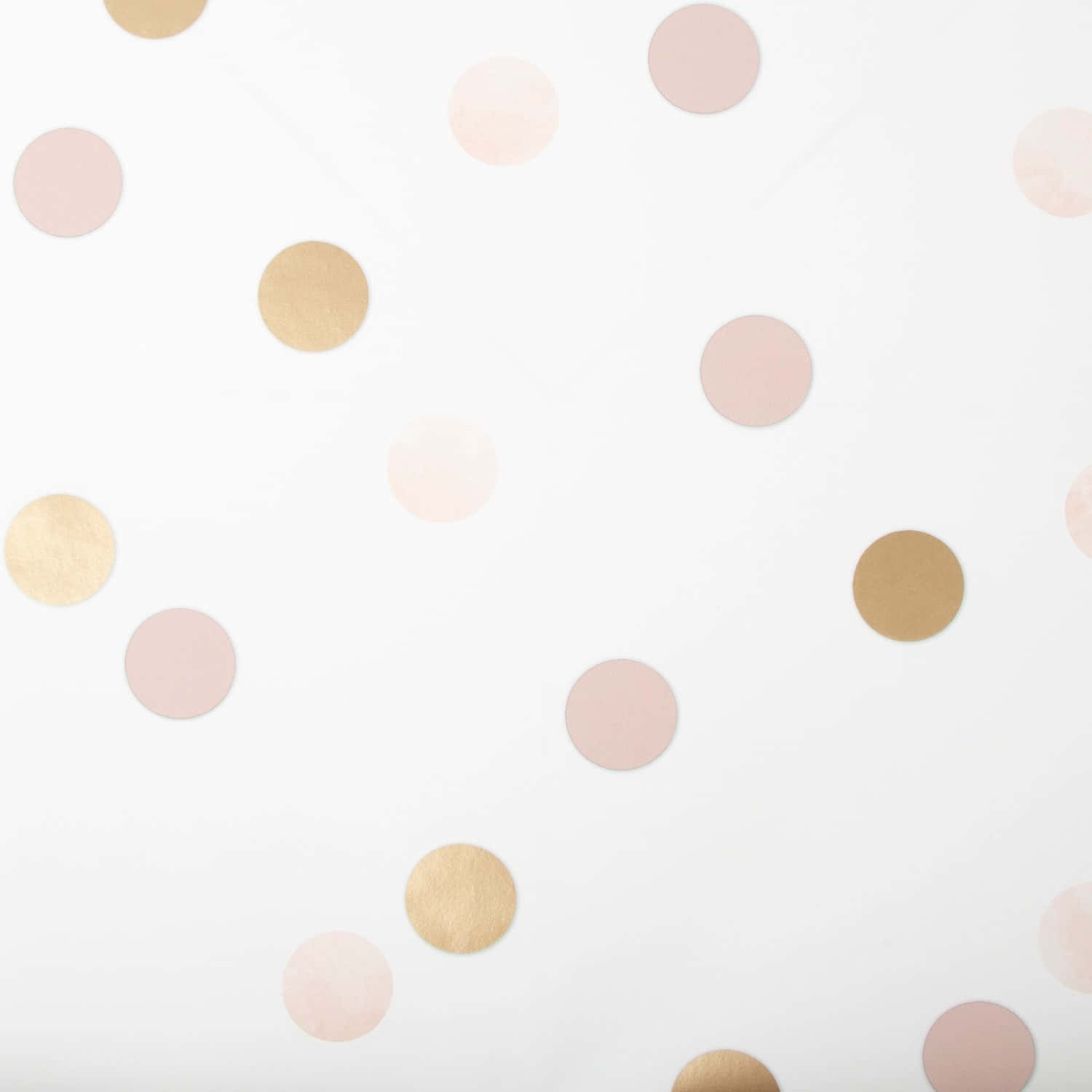 A Vibrant Display Of A Pink And White Polka Dot Pattern Wallpaper