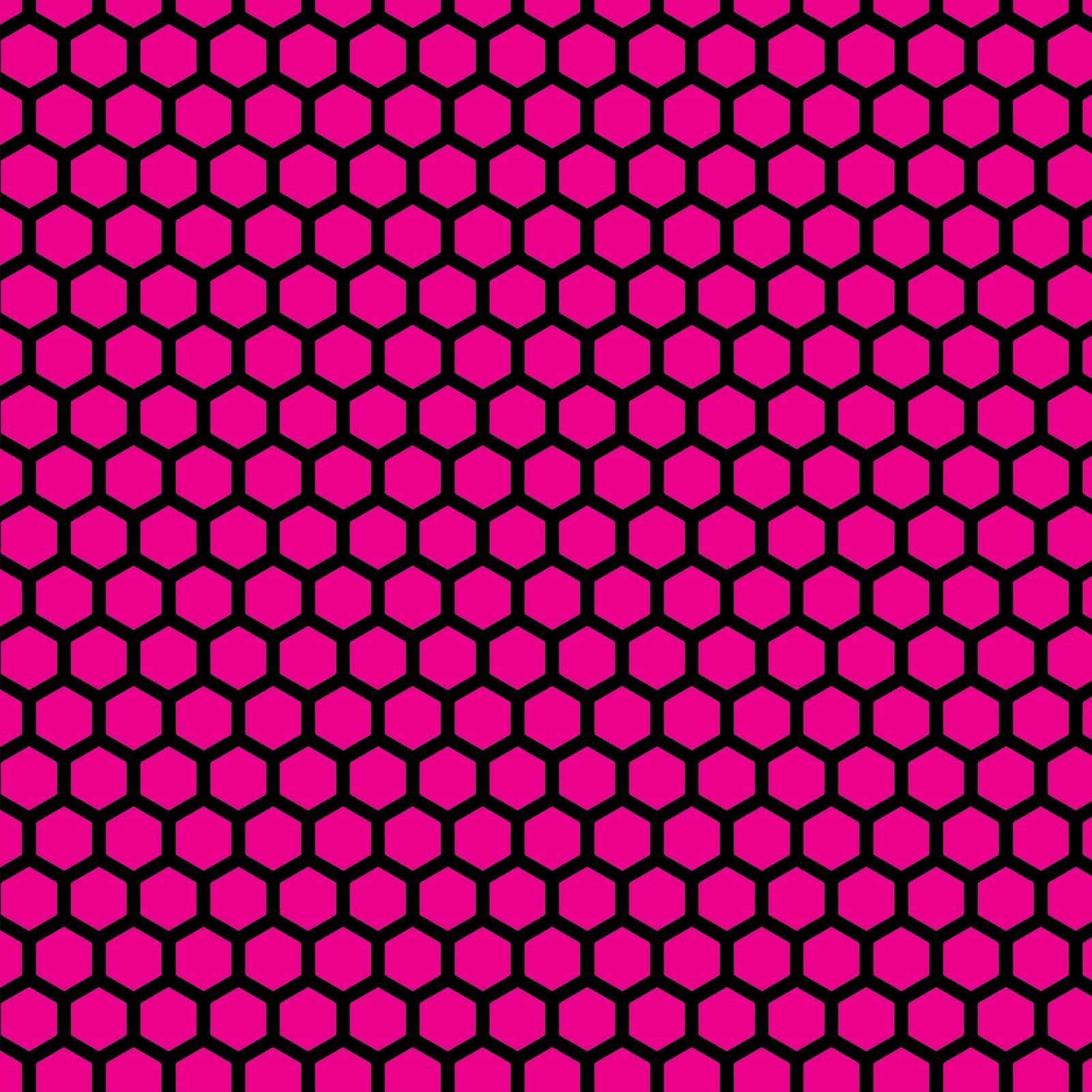A Vibrant, Neon Pink Background With A Fun Pattern Wallpaper