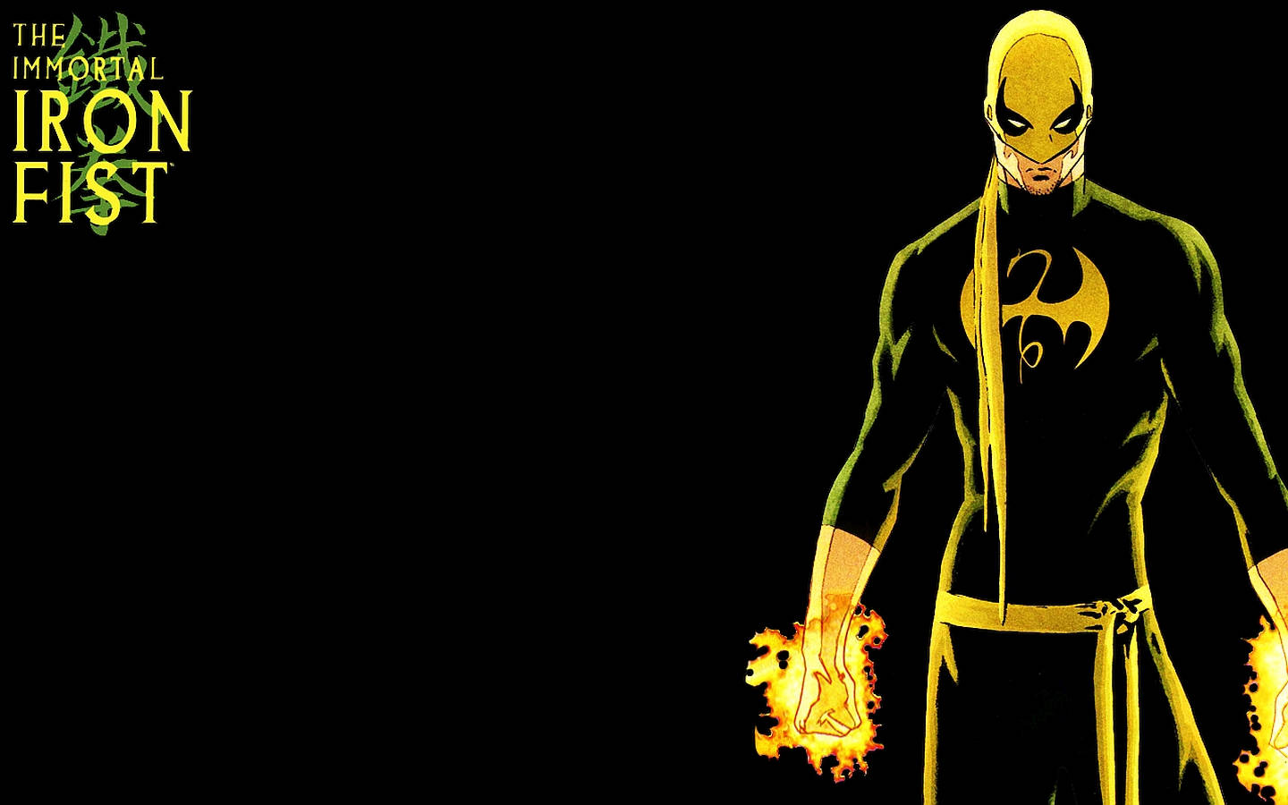 A Vigilant Iron Fist - Comic Book Illustration Wallpaper