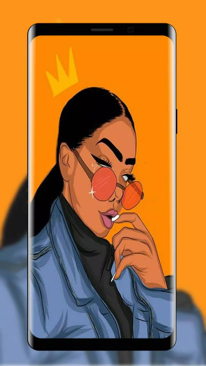 A Woman In Glasses Is Smoking On A Phone Wallpaper