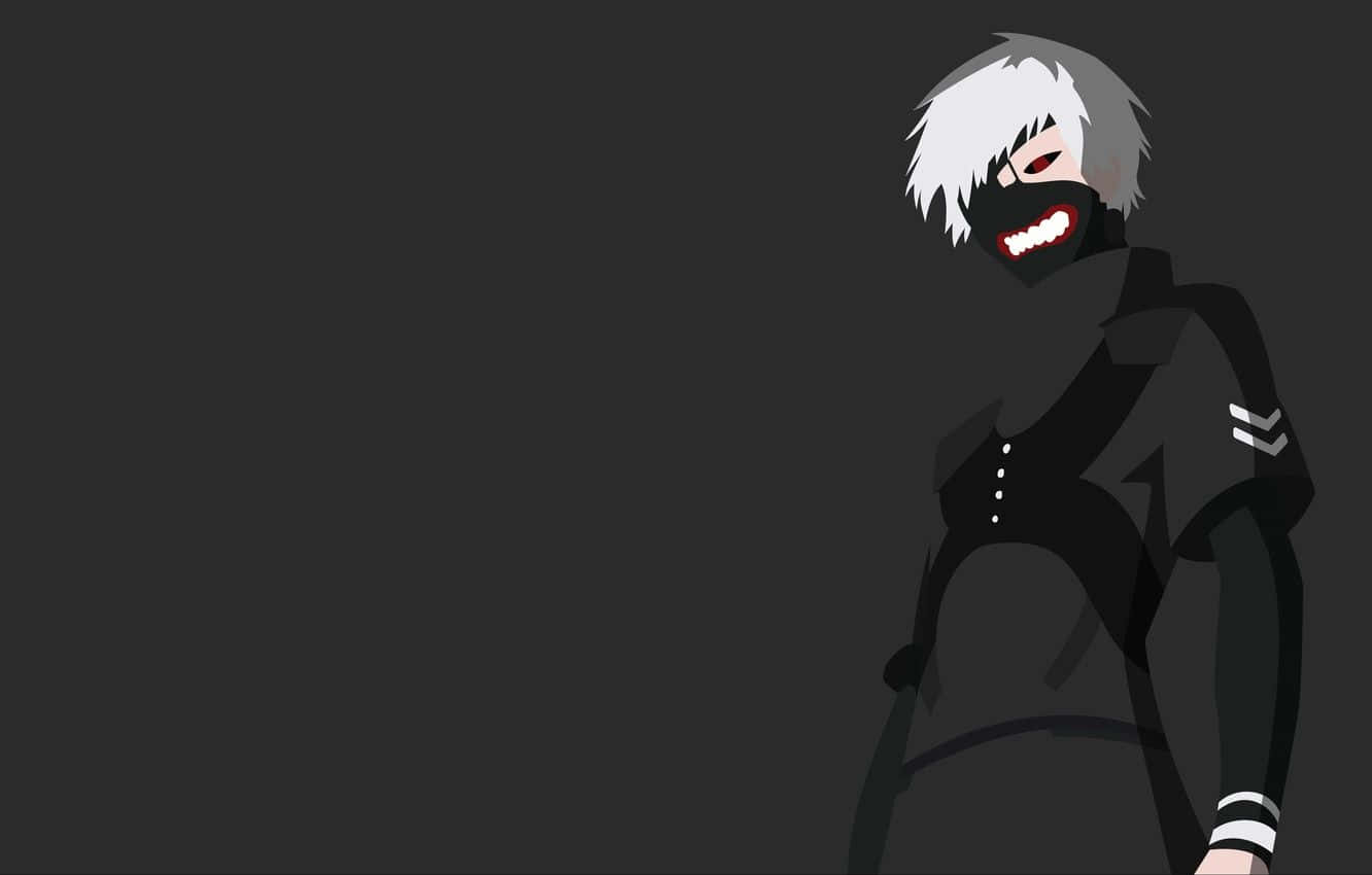 A Young Black Anime Boy Smiling Brightly Wallpaper